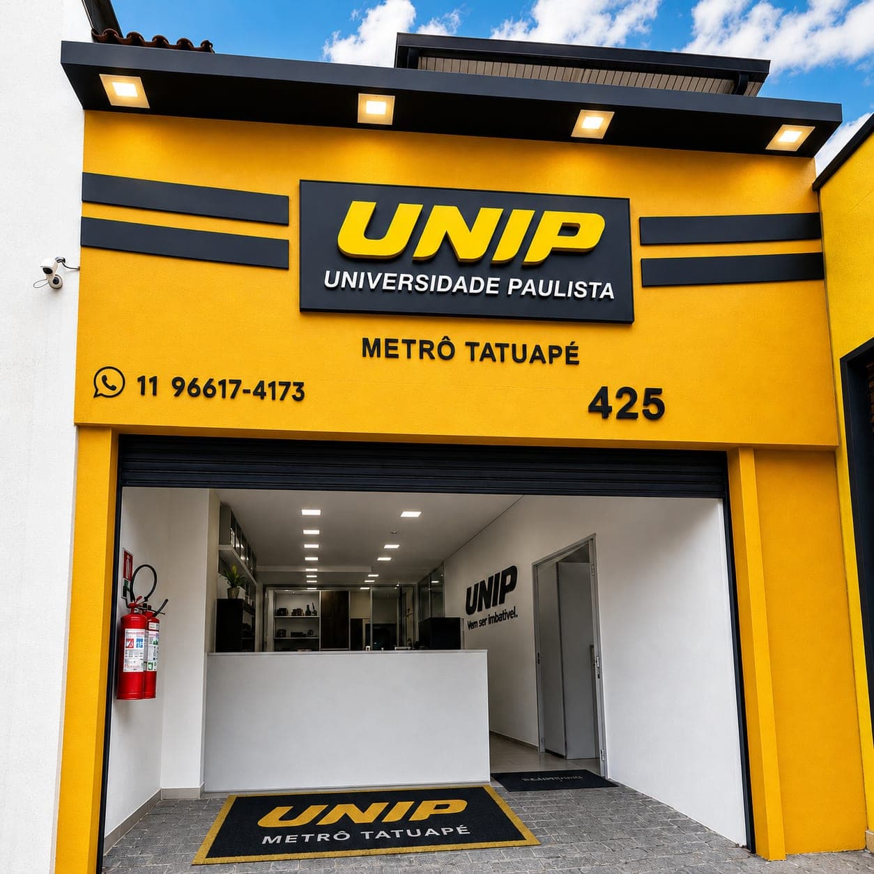 Fachada do Polo UNIP EAD Metrô Tatuapé